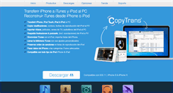 Desktop Screenshot of es.copytrans.net