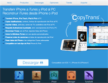 Tablet Screenshot of es.copytrans.net
