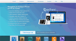 Desktop Screenshot of fr.copytrans.net